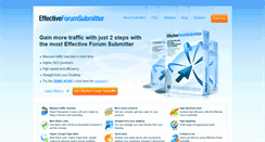 Desktop Screenshot of effectiveforumsubmitter.com